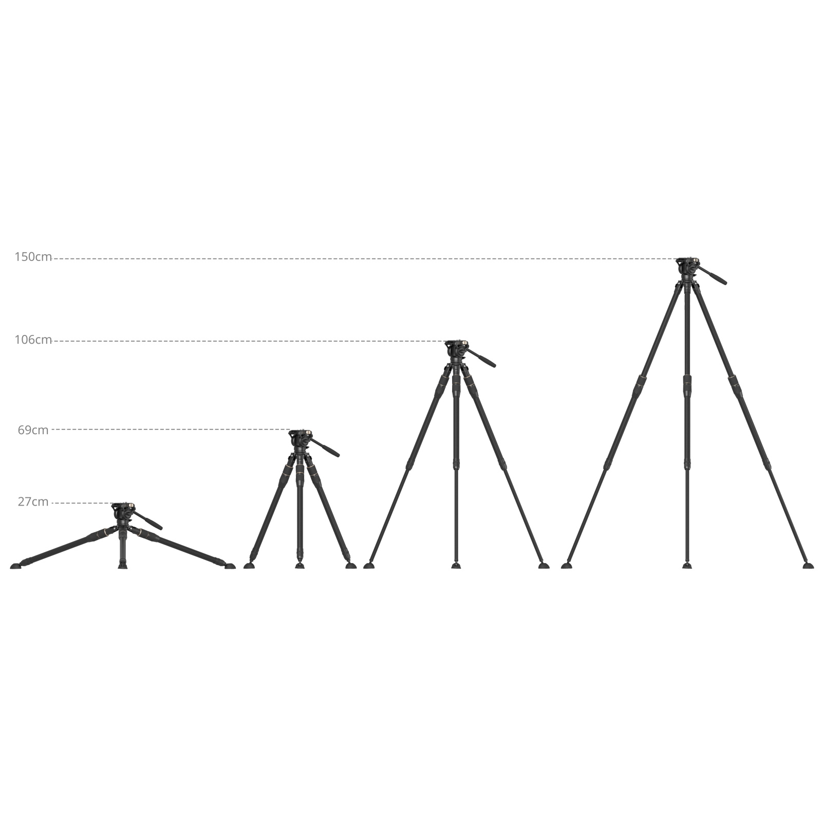 Carbon Fiber Tripod Kit FT-S303 - immagine 7