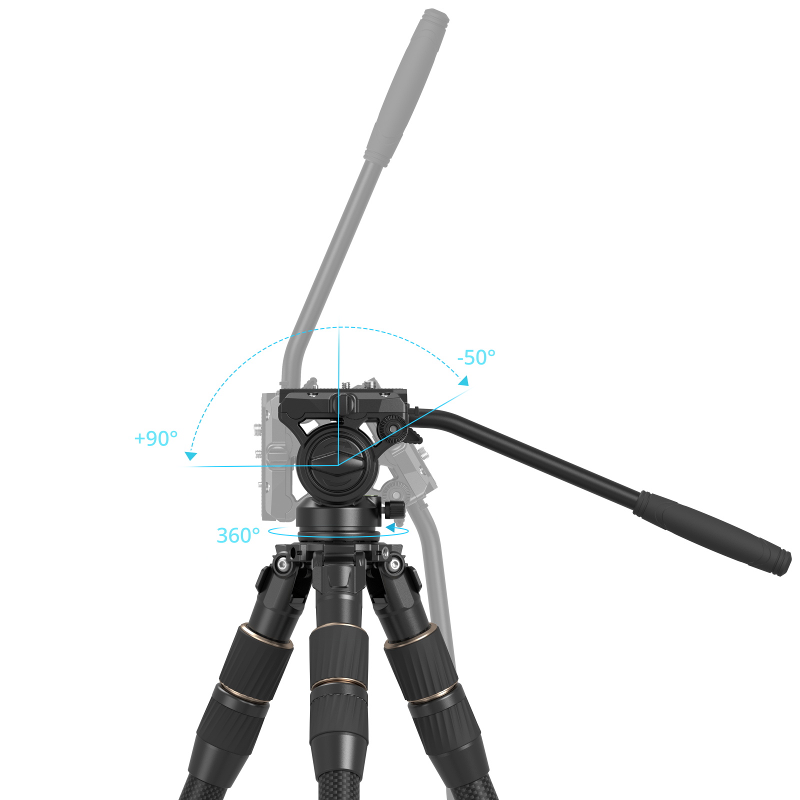 Carbon Fiber Tripod Kit FT-S303 - immagine 3