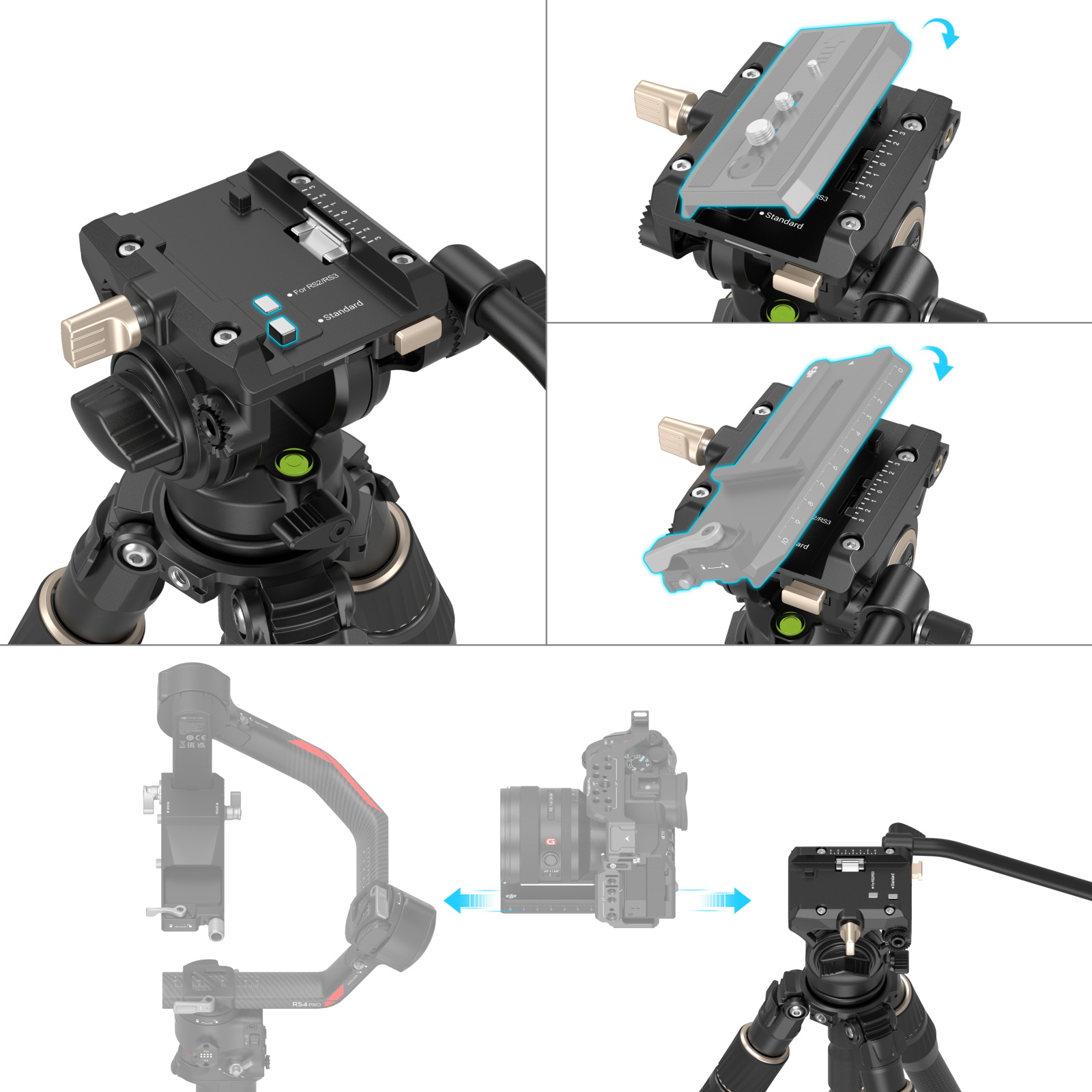 Carbon Fiber Tripod Kit FT-S303 - immagine 4