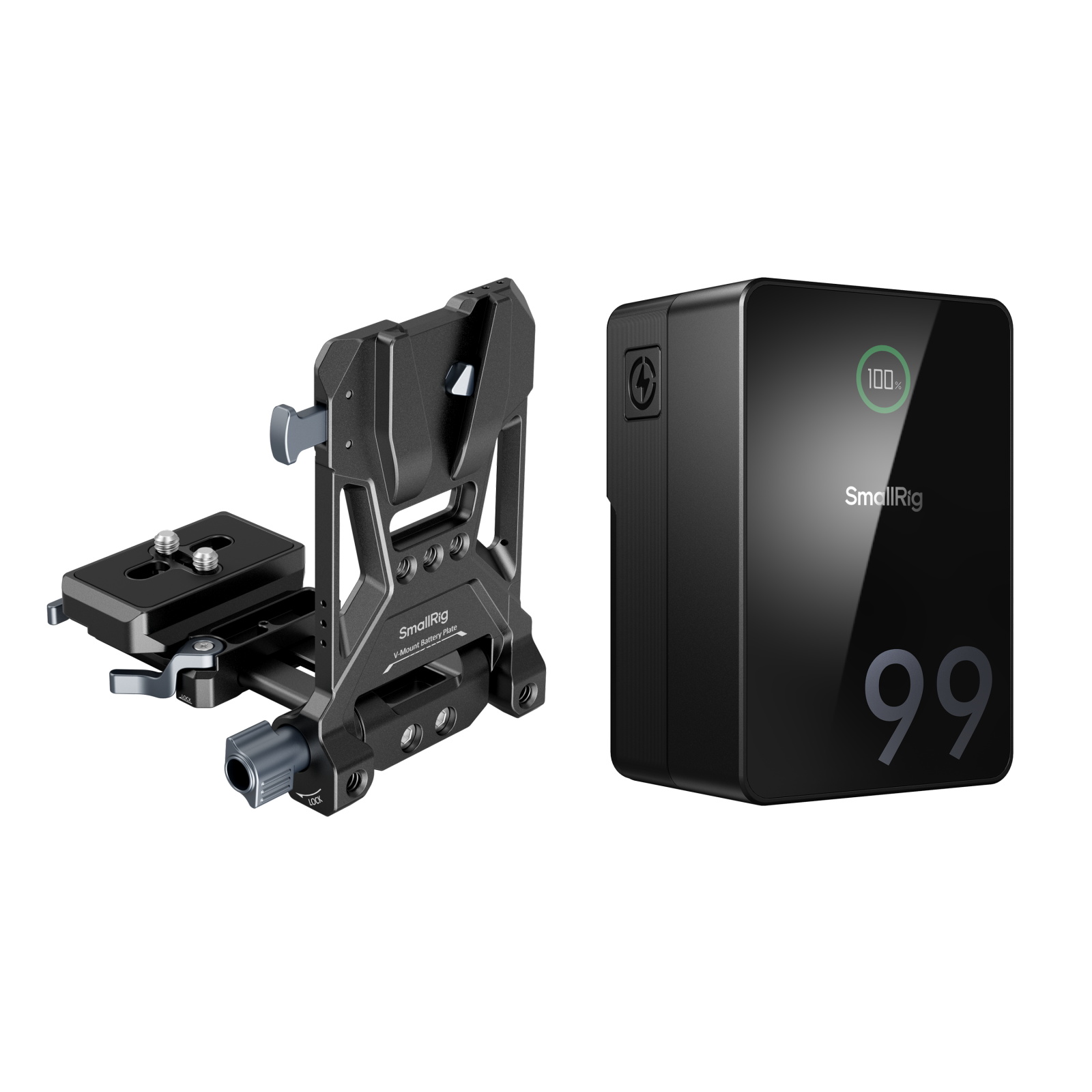VB99 Pro mini V-Mount Battery Kit, 99Wh/6800mAh – Dual USB‑C 100W PD Fast Charge (2.5h Full) - immagine 10