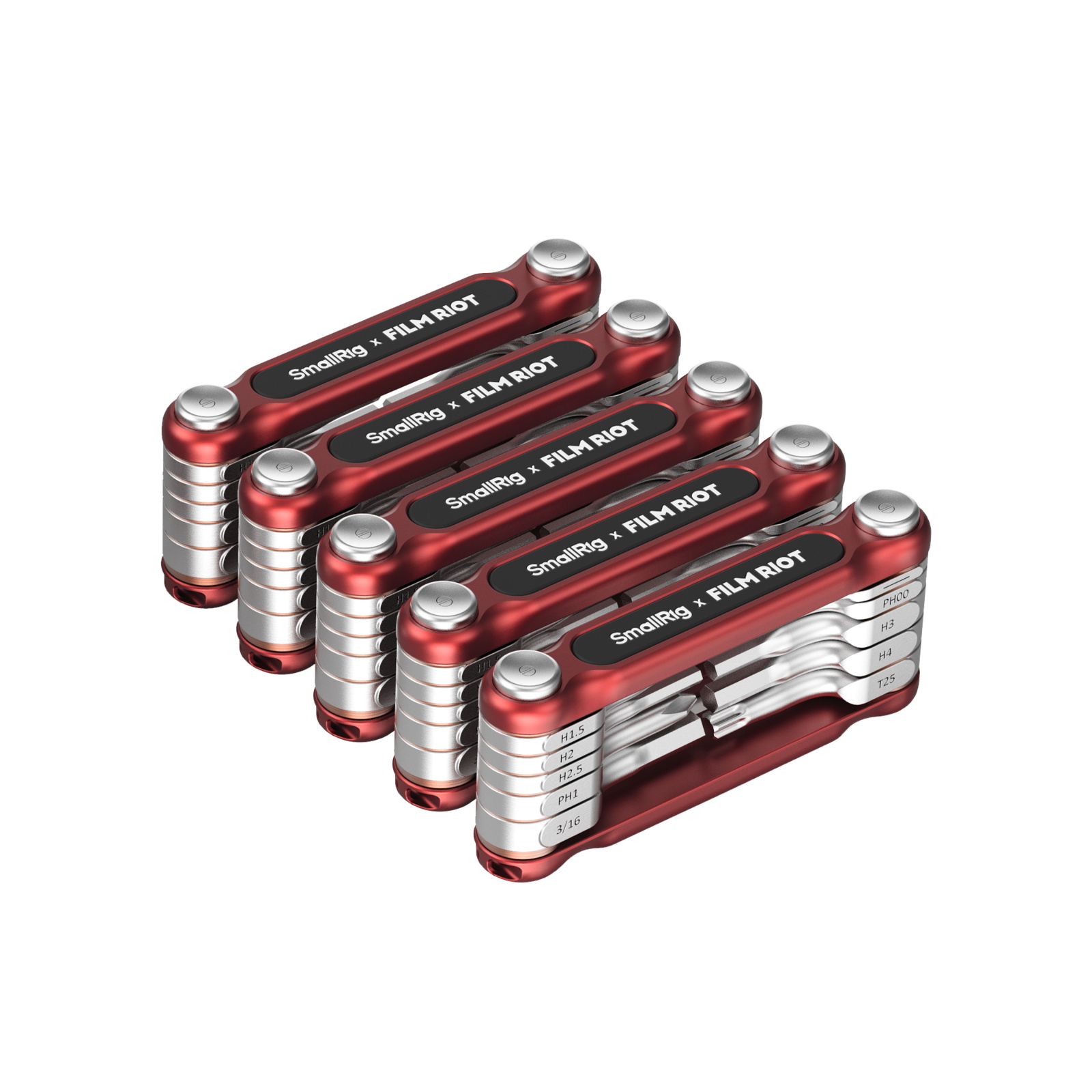 SmallRig x FILM RIOT 10-in-1 Folding Wrench Set with Multiple Angle Positioning - immagine 12