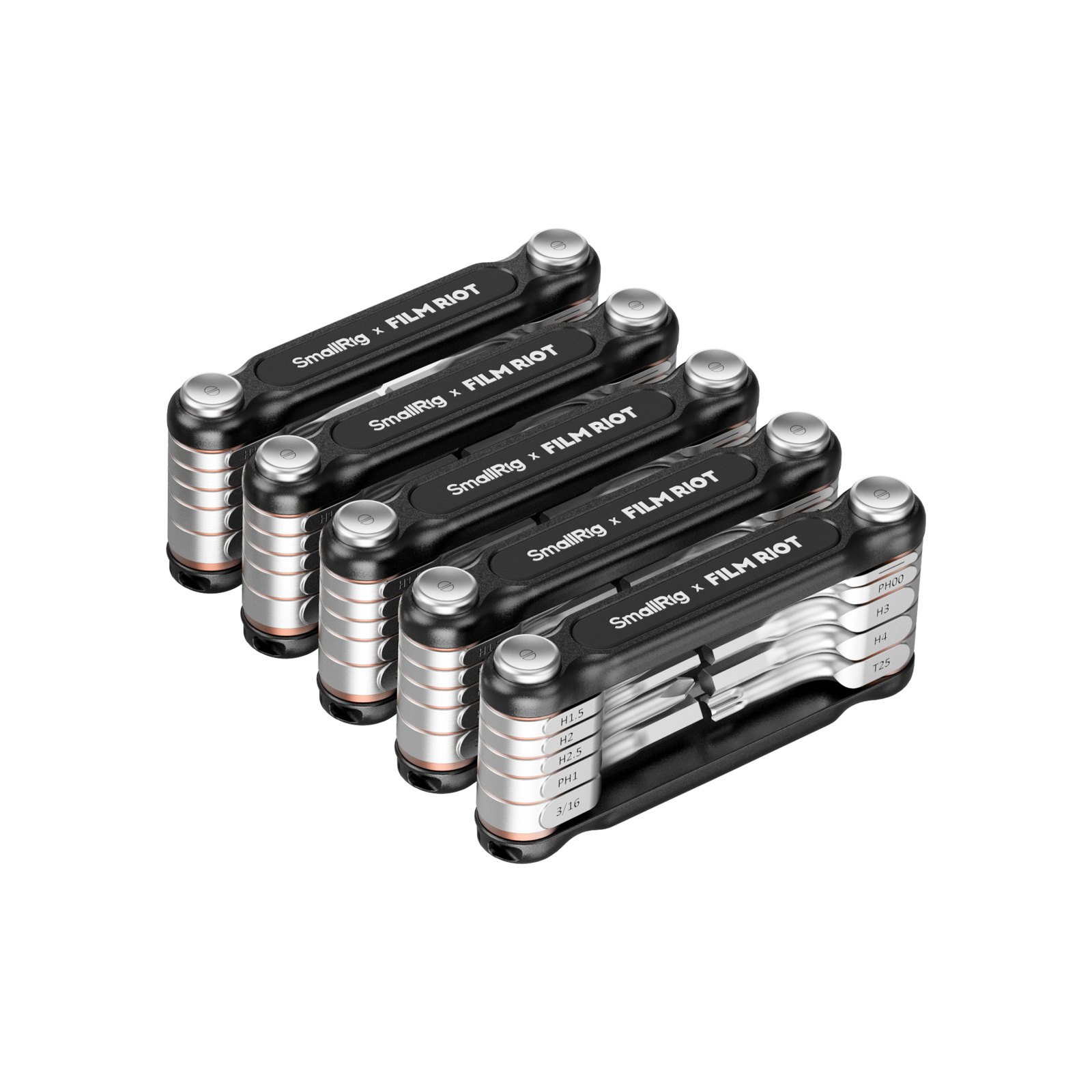 SmallRig x FILM RIOT 10-in-1 Folding Wrench Set with Multiple Angle Positioning - immagine 11