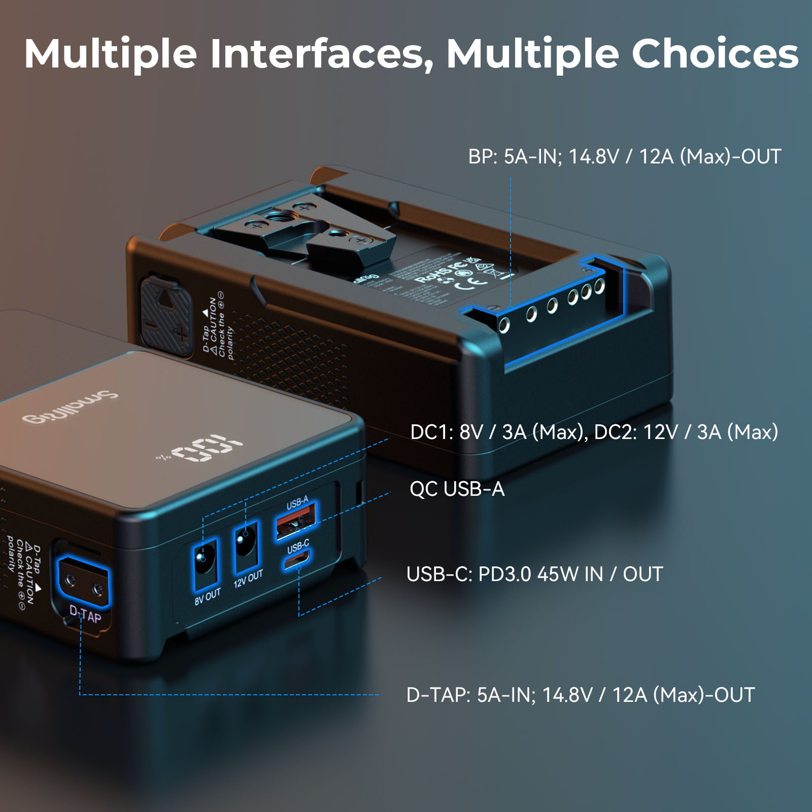 VB50 mini V Mount Battery - immagine 5