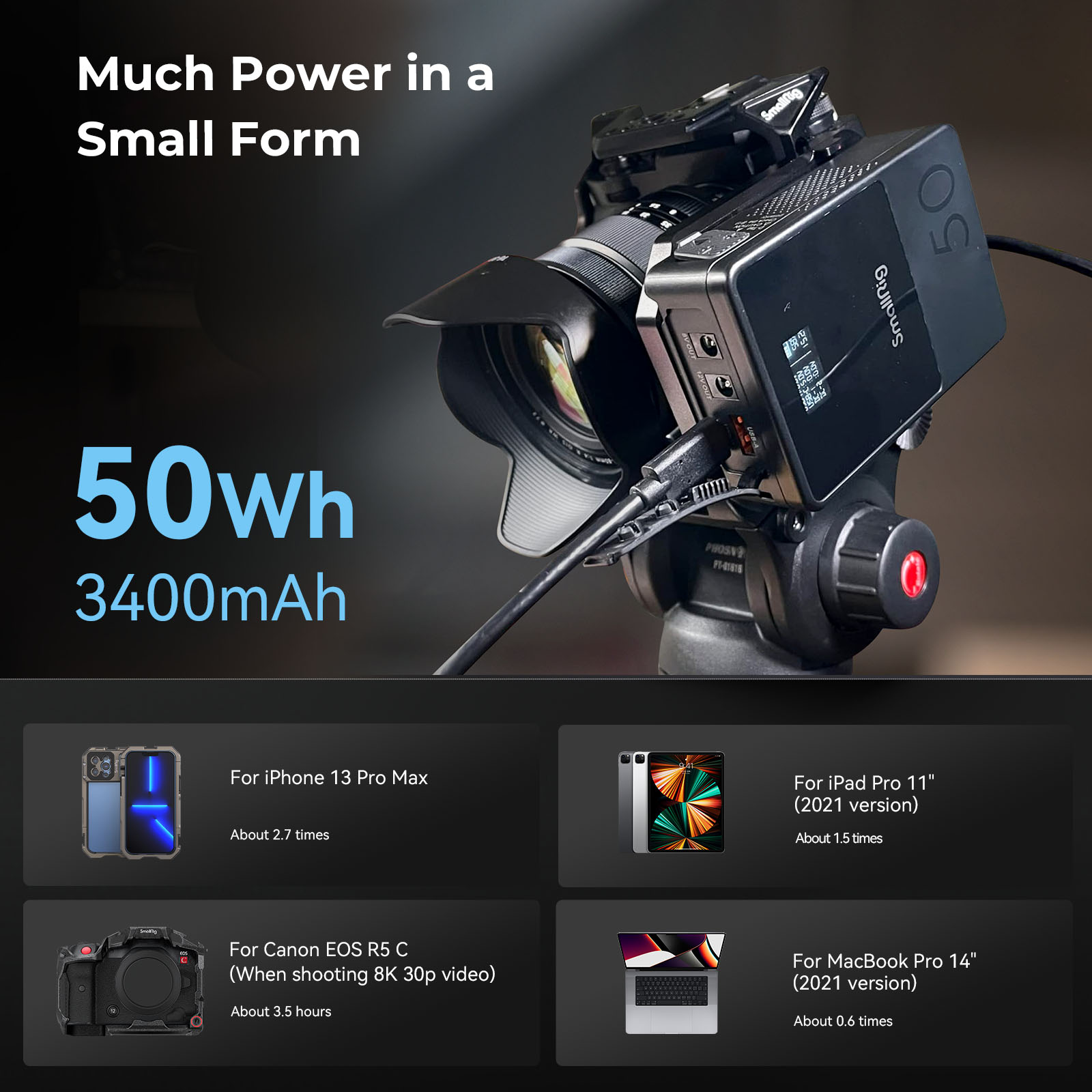 VB50 mini V Mount Battery - immagine 6