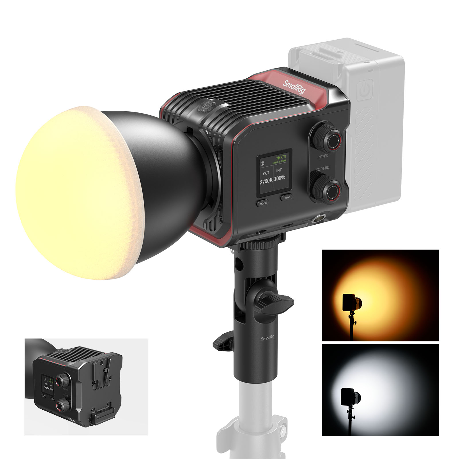 RC 100B COB LED Video Light - immagine 4