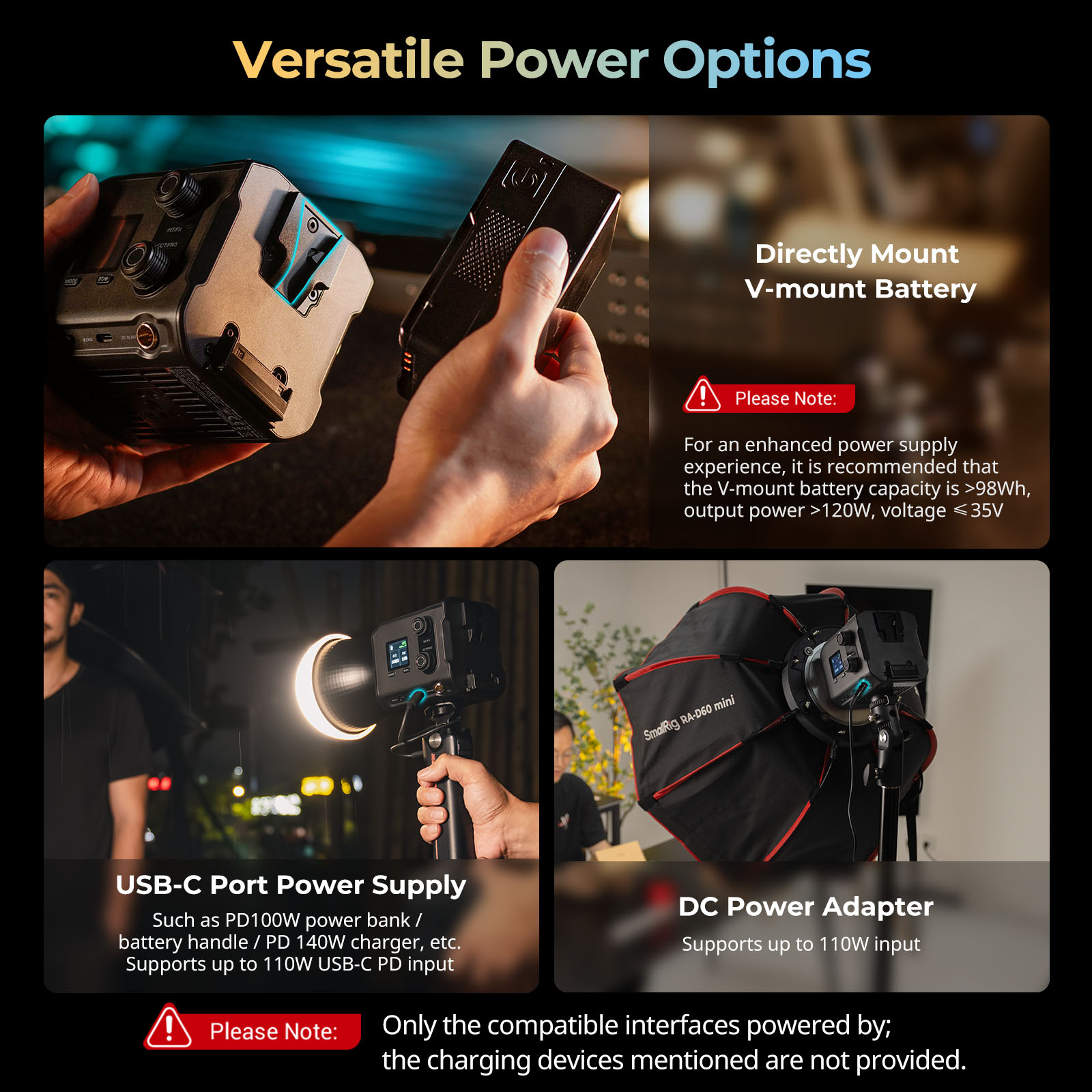 RC 100B COB LED Video Light - immagine 8