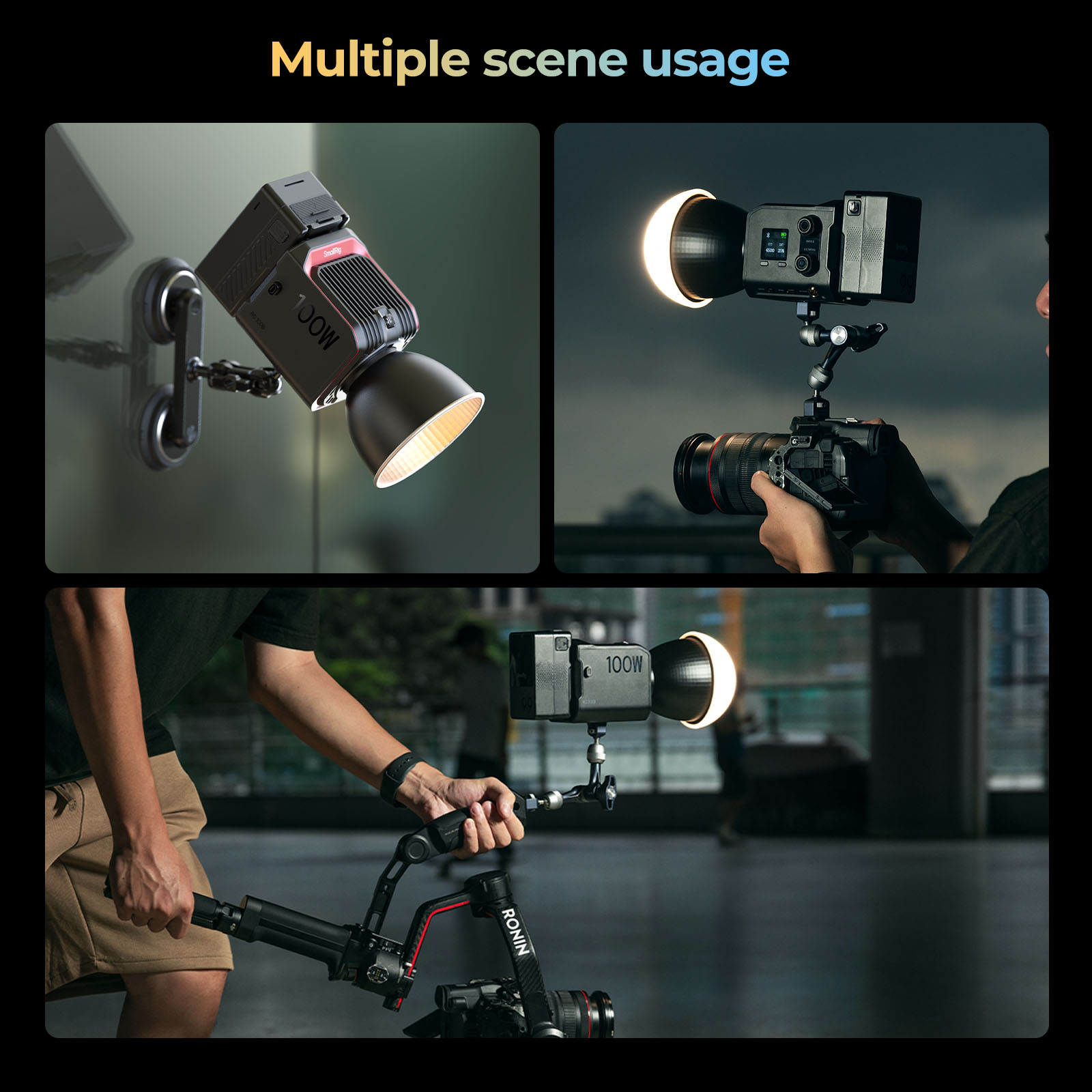 RC 100B COB LED Video Light - immagine 7