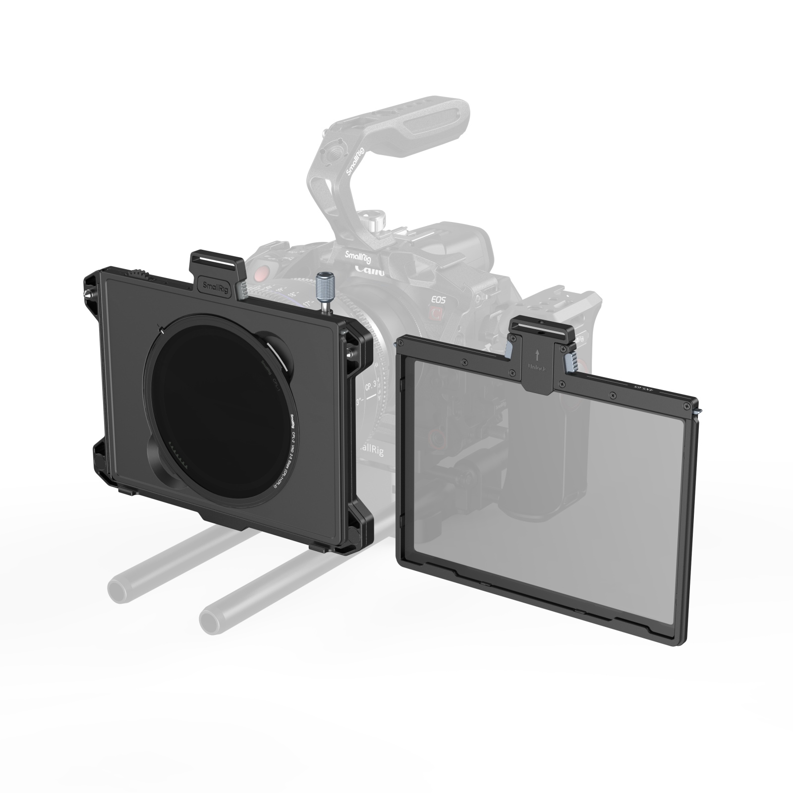Matte Box Kit With CPL&VND Filters - immagine 2
