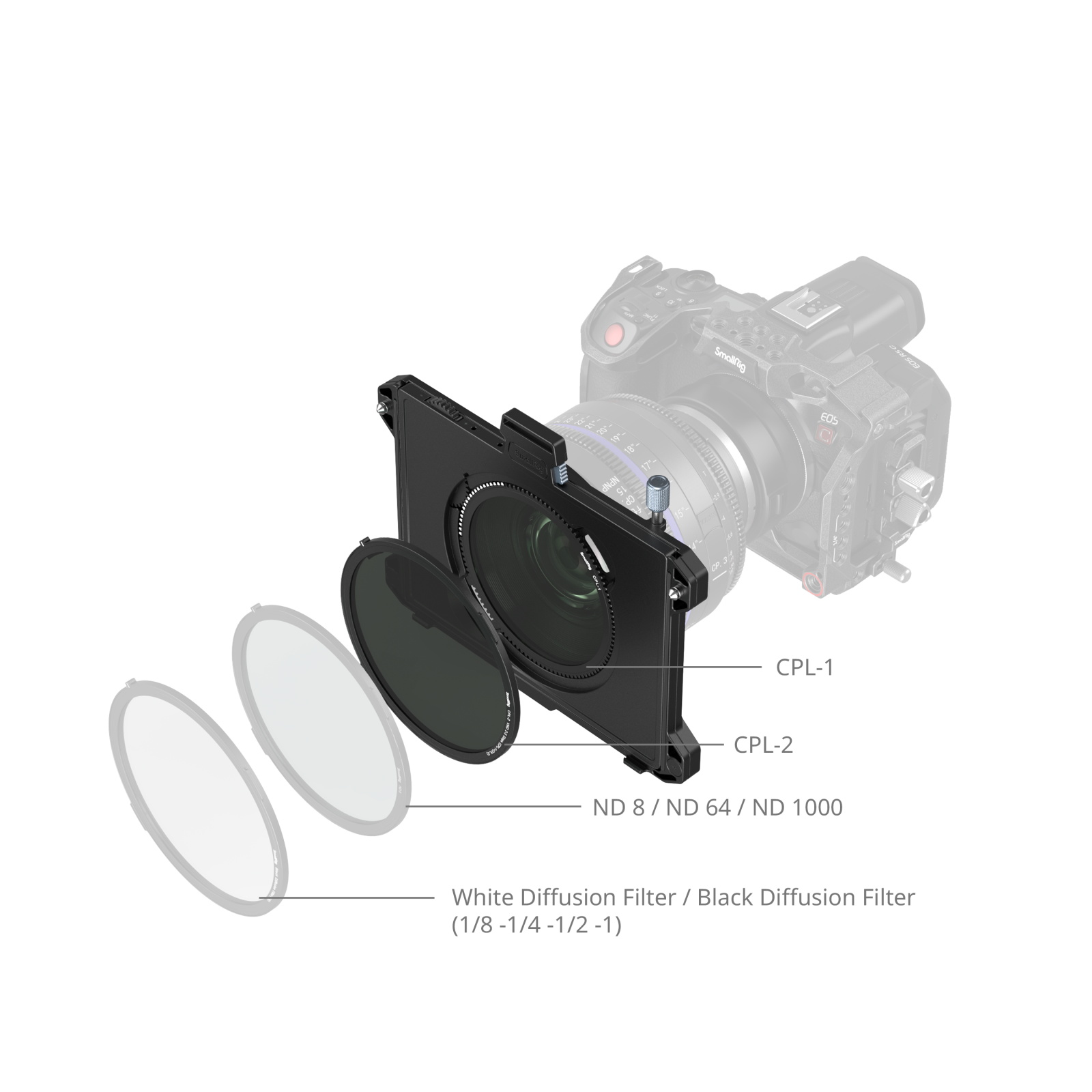 Matte Box Kit With CPL&VND Filters - immagine 5