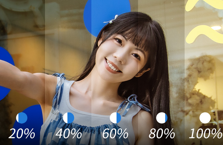 5 Brightness Modes