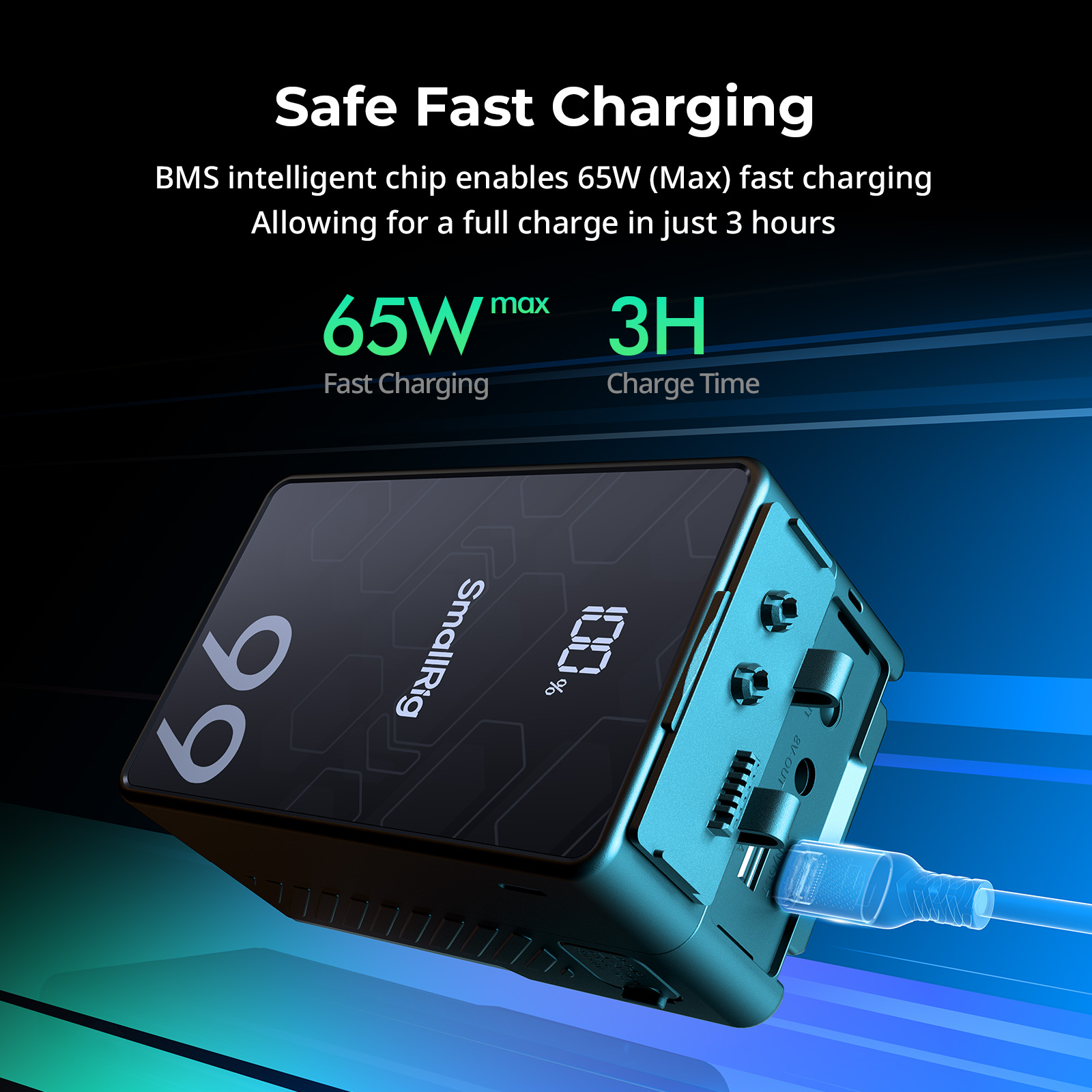 VB99 SE mini V Mount Battery 99Wh – Compact PD Fast Charger for Cameras & Video Gear - immagine 10