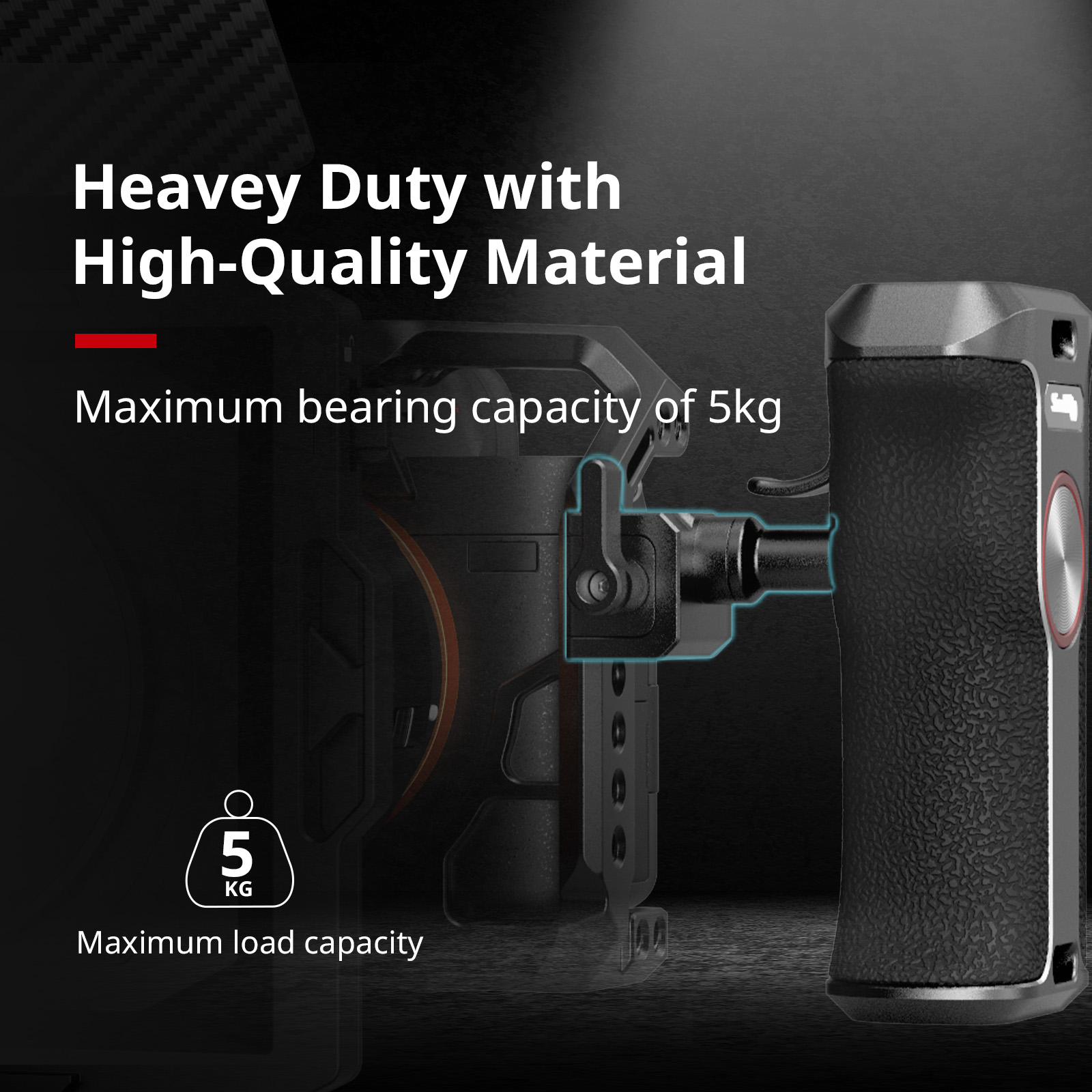 Rotating NATO Handle (Left Side) - 360° Adjust & 5kg Load - immagine 5