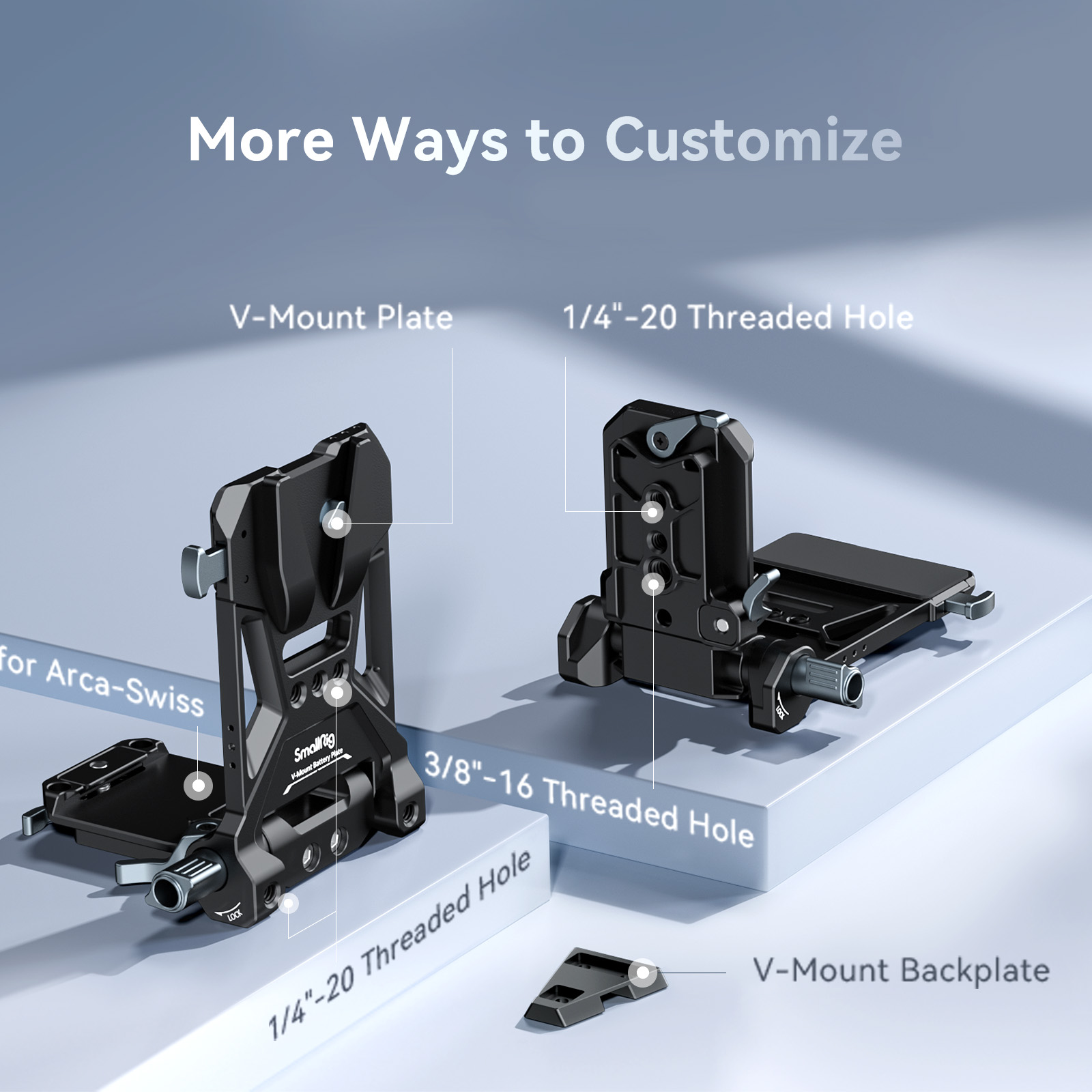 V-Mount Battery Mount Plate - immagine 5