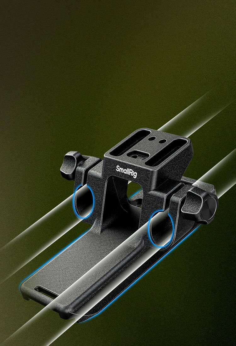 2-in-1 Quick Release Plate with Dual Rod System