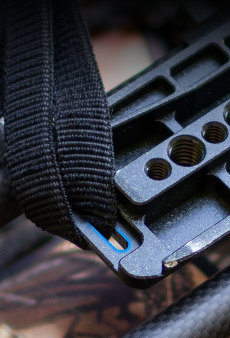Incorporated Strap Hole for Portability