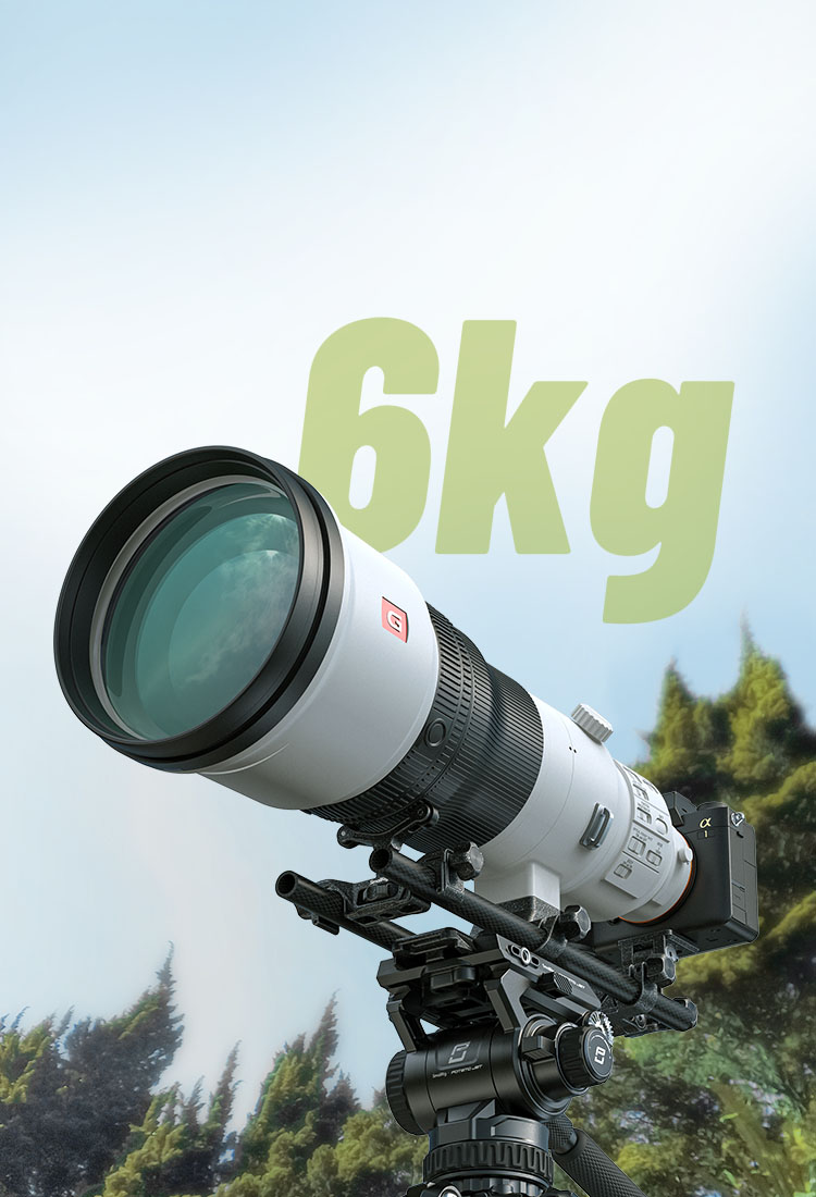 Lightweight Structure Supports up to 6kg / 13.2lb