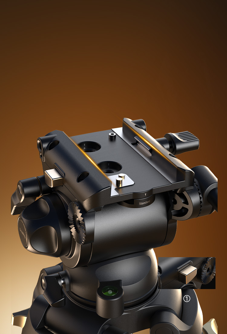 Press-to-Mount Quick Release Head Mounting