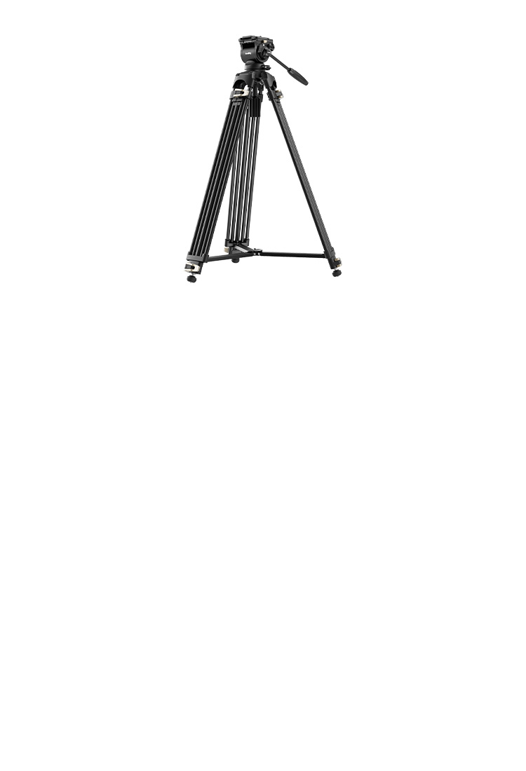 Heavy-Duty Fluid Head Tripod Kit AD-01S