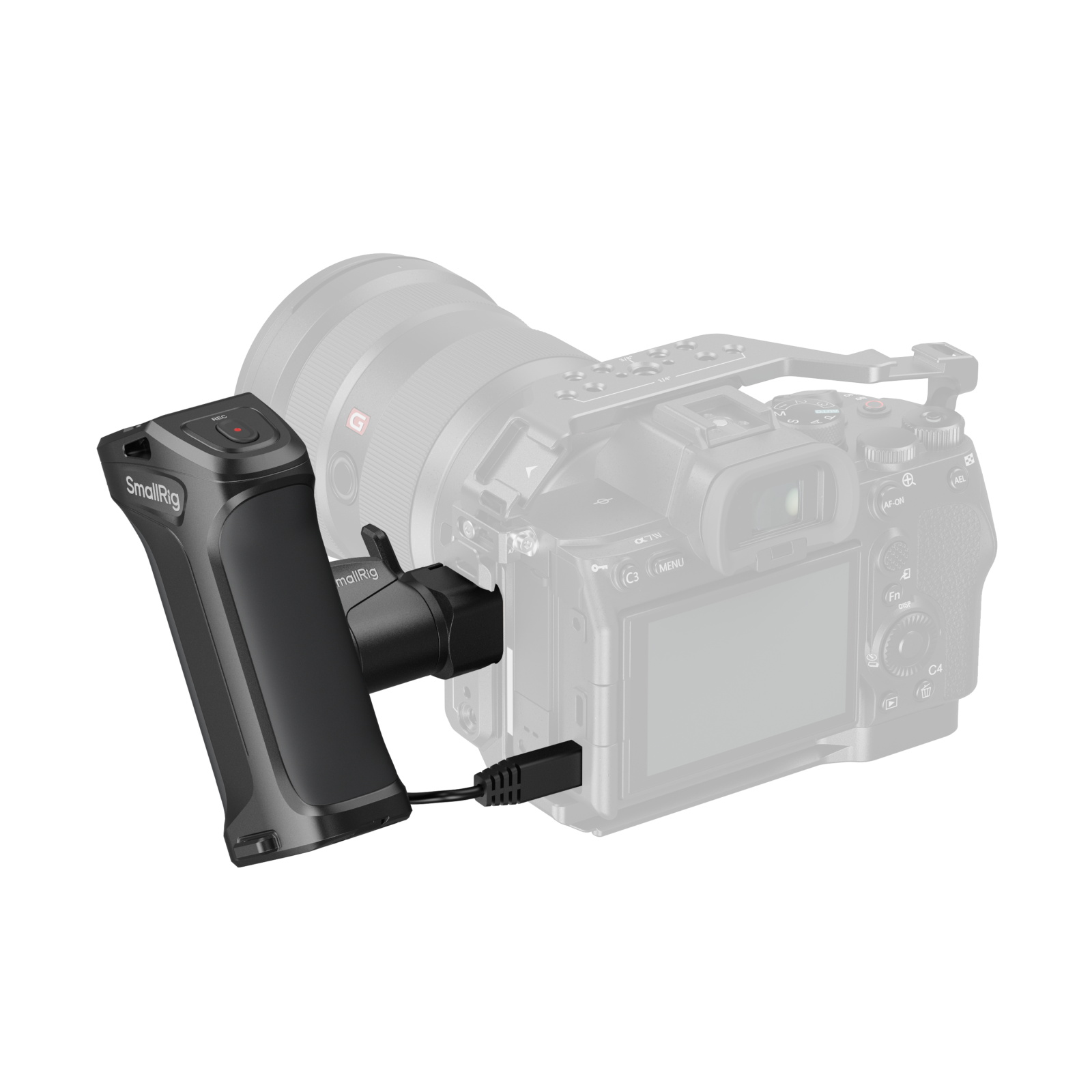 Rotating Side Handle with Trigger REC for Selected Sony Mirrorless Cameras - immagine 4