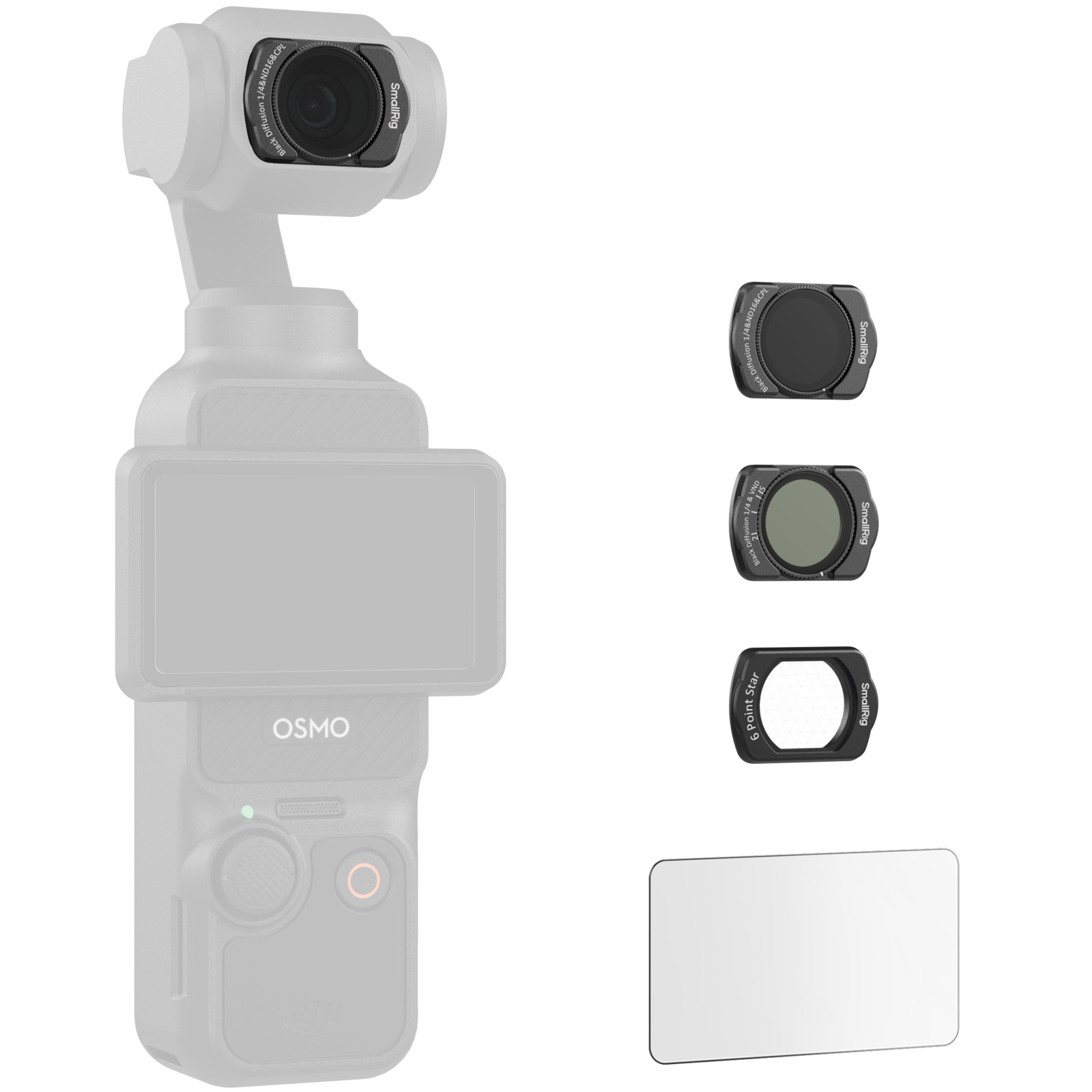 Multifunctional Filter Kit for DJI Osmo Pocket 4 / Pocket 3