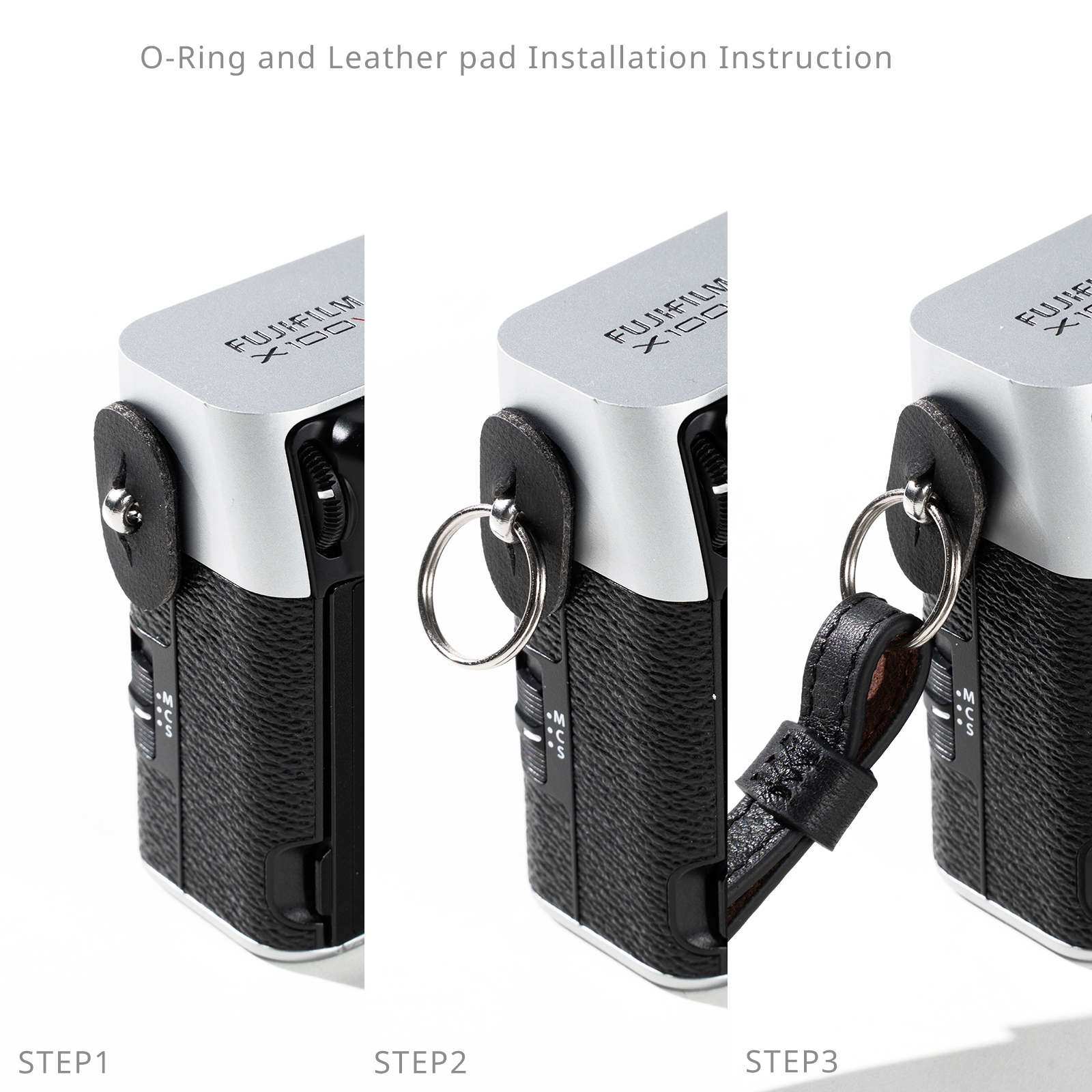 Universal Leather Camera Shoulder Strap - immagine 6
