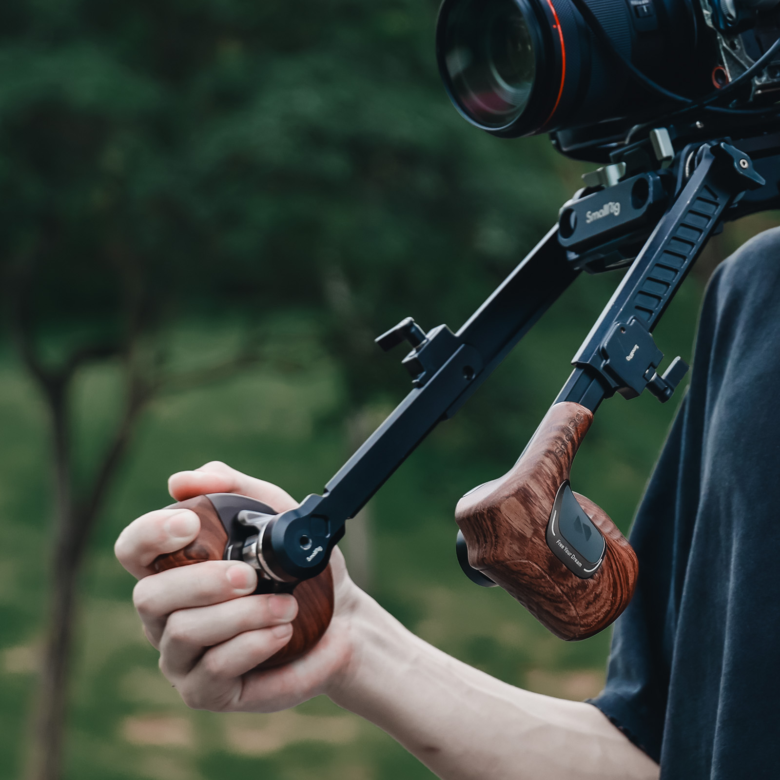 "ImageGrip" Series Wooden Handle with ARRI Rosette - immagine 4