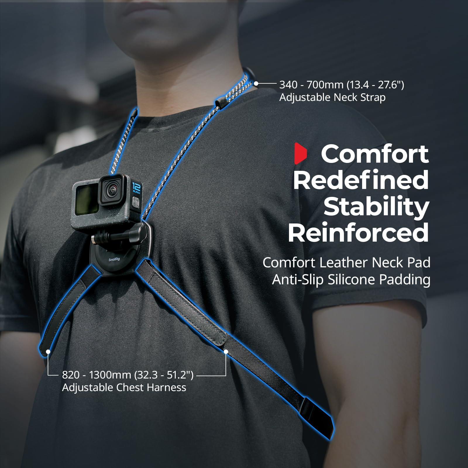 Quick Release Neck Support for Action Cameras - immagine 4