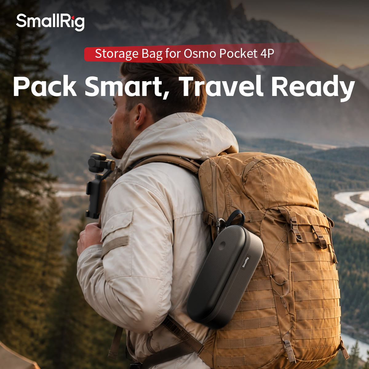 Storage Bag for DJI Osmo Pocket 4P/Insta360 Luna Ultra - immagine 10