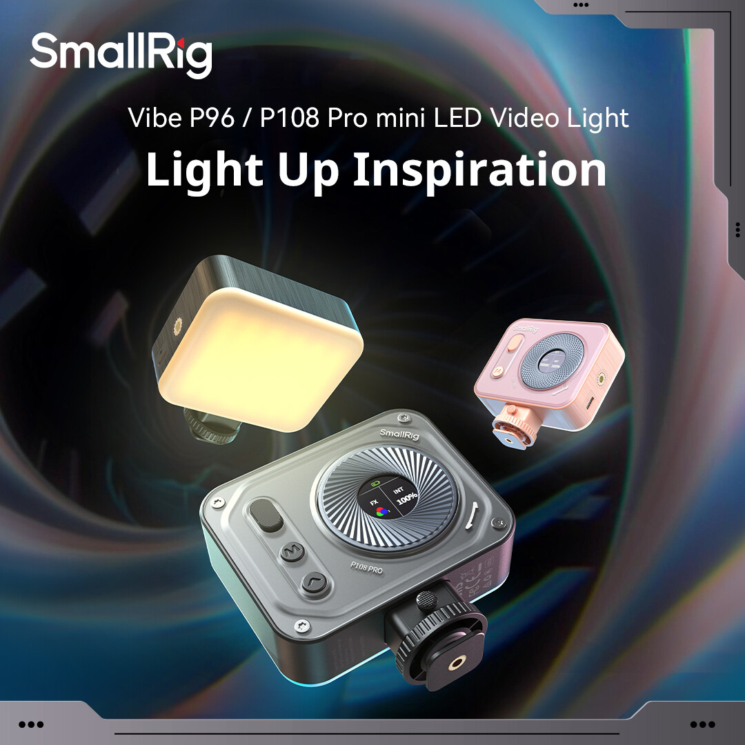 Vibe P96 / P108 Pro mini LED Video Light - immagine 2