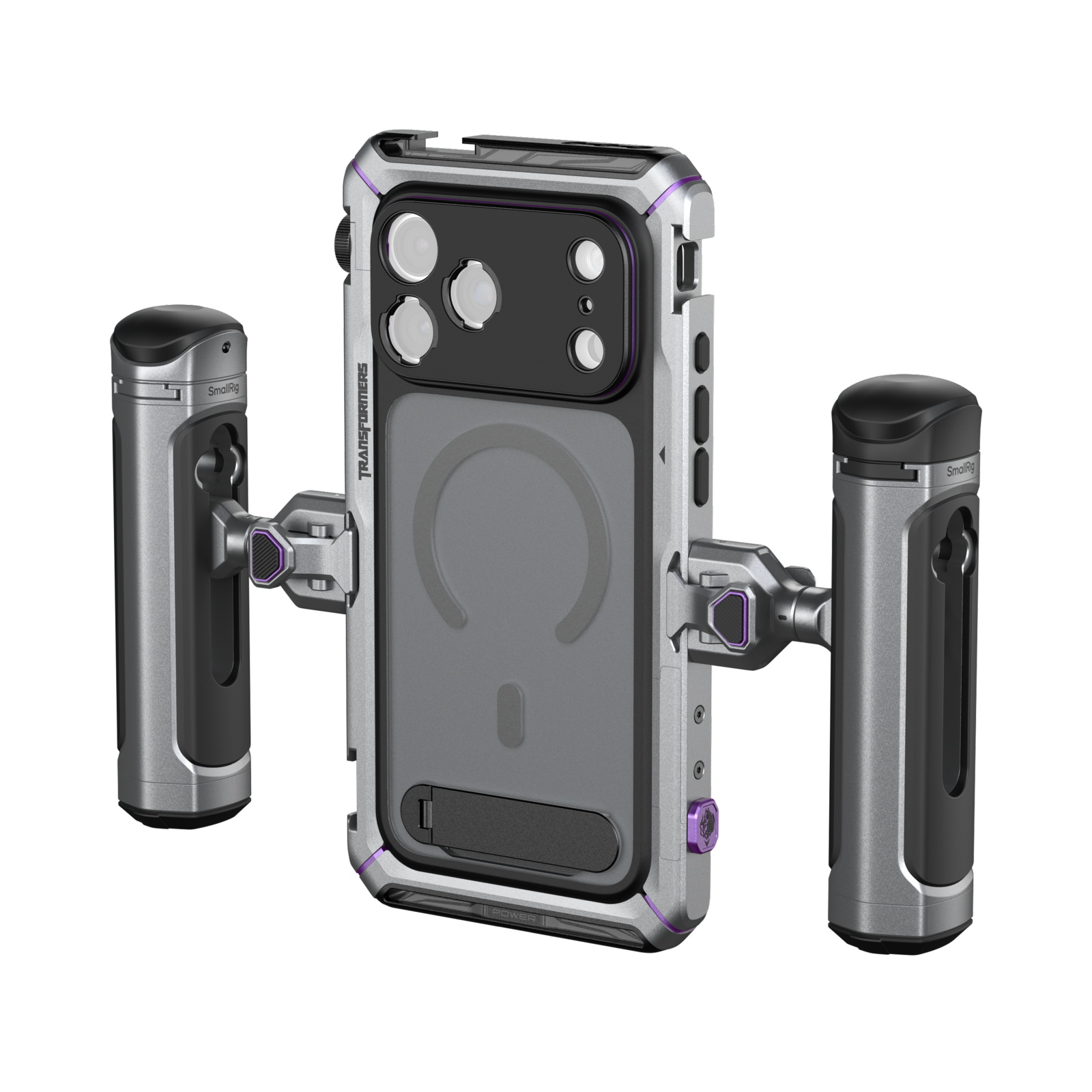 Transformers Megatron Dual Handheld Video Cage Kit with Wireless Control for iPhone 17 Pro/Pro Max