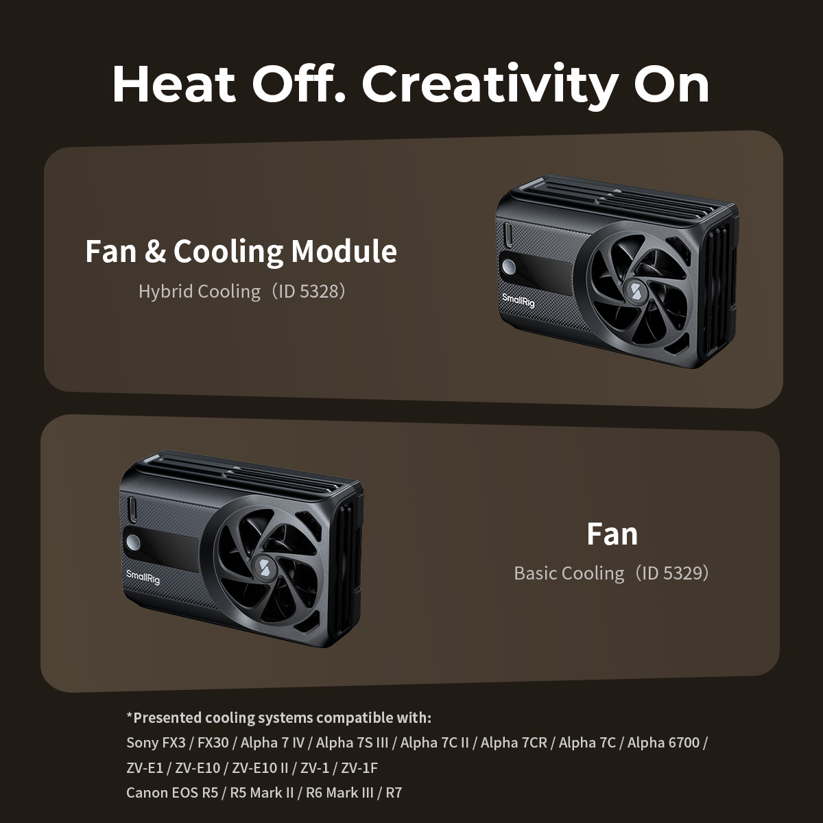 Cooling Fan for Mirrorless Cameras (Hybrid Cooling/Basic Fan) - immagine 3
