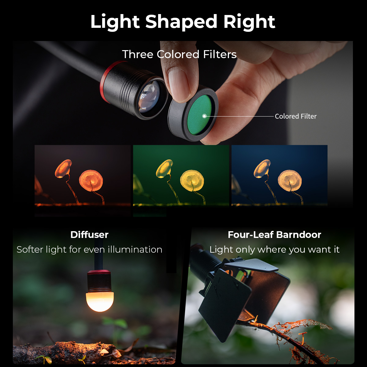 RM 01B Mini Macro Photography LED Light - immagine 10