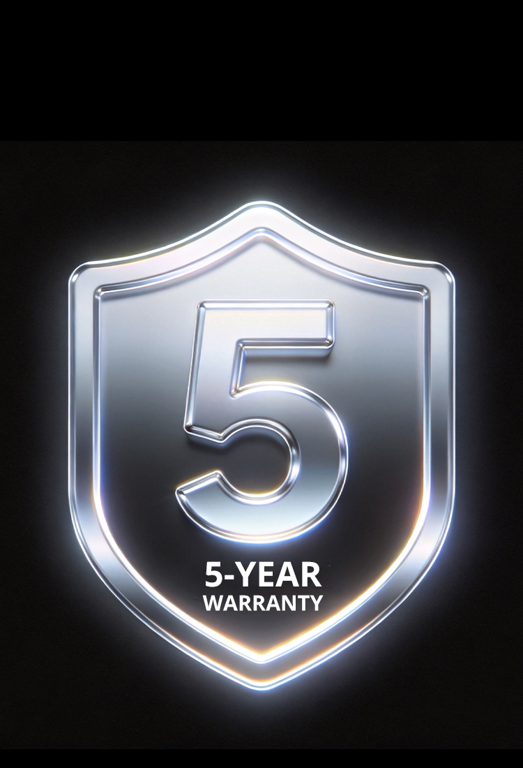 5-Year Warranty