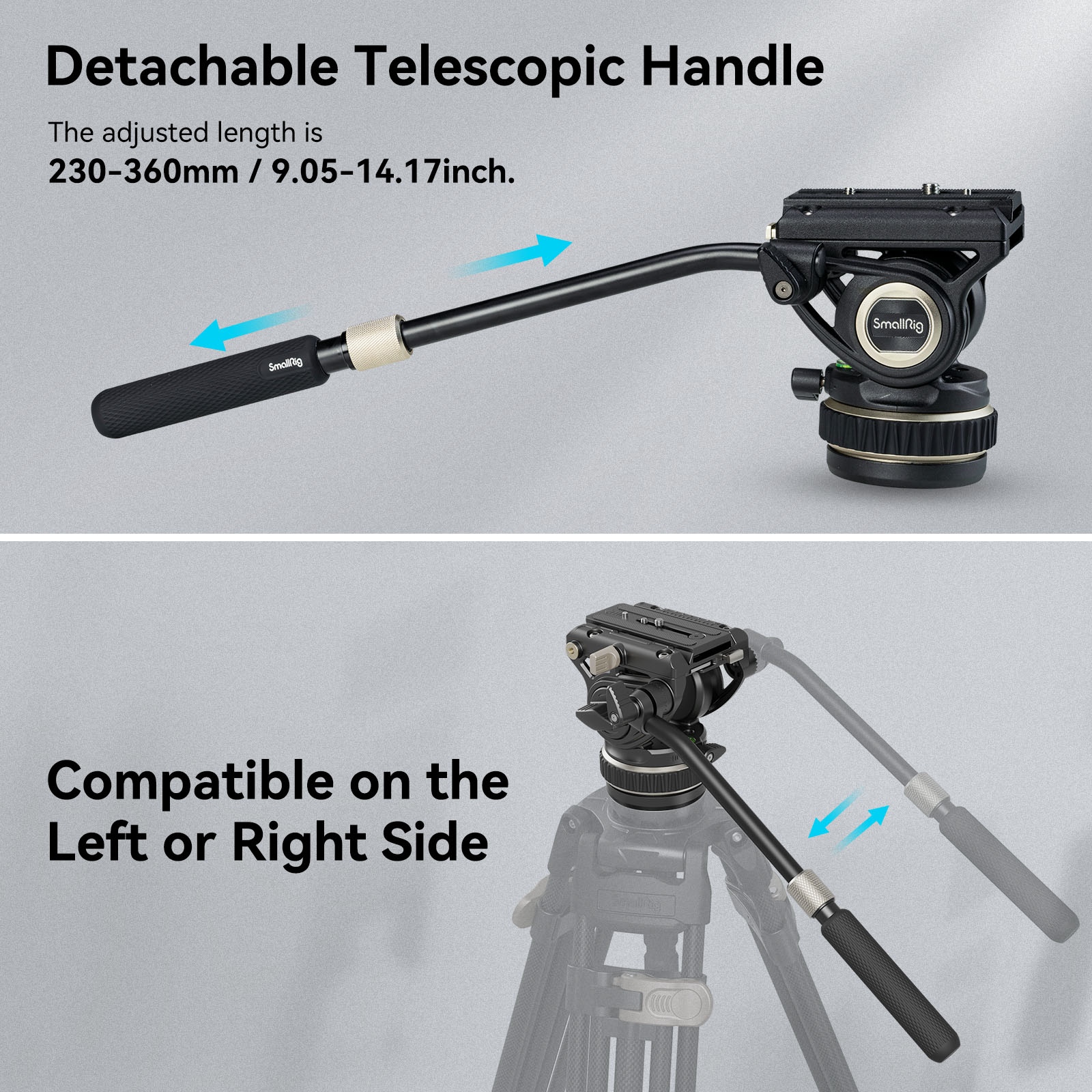 Carbon Fiber Video Tripod (2.1kg, 15kg Load) with FreeSpeed Legs & 65mm Bowl Fluid Head (10kg Load) - immagine 10