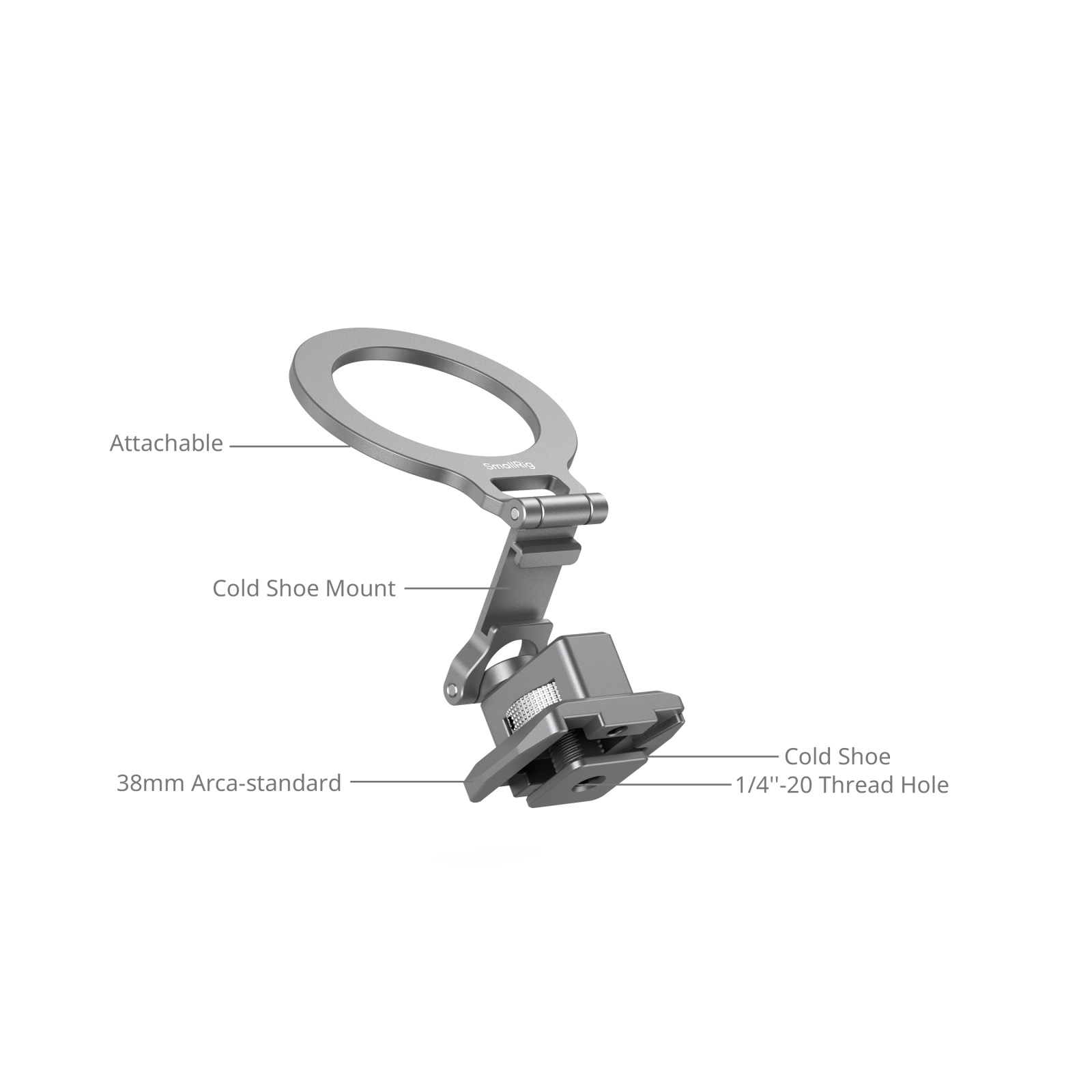 Arca-Standard Phone Support with Cold Shoe Mount - immagine 3
