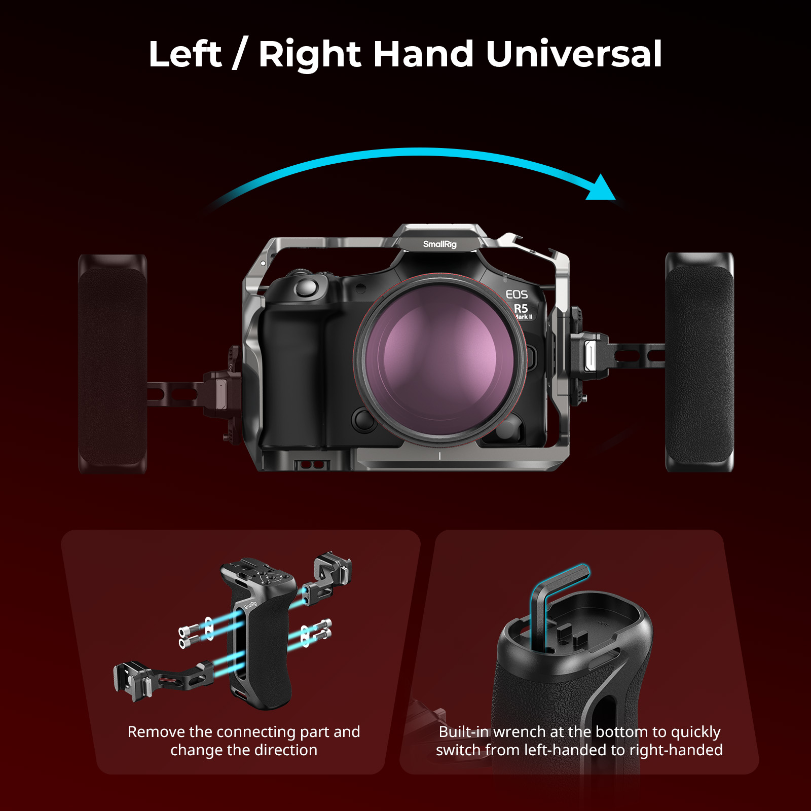 HawkLock H21 Quick Release Side Handle with NATO Rail: One-Touch Locking, Left/Right Compatible - immagine 6