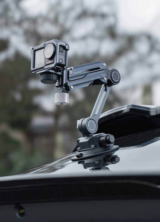 *When using the DJI action camera, it is recommended to use it with the cage