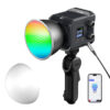RC 100C RGBWW Mini COB LED Video Light with App Control (Pro Version)