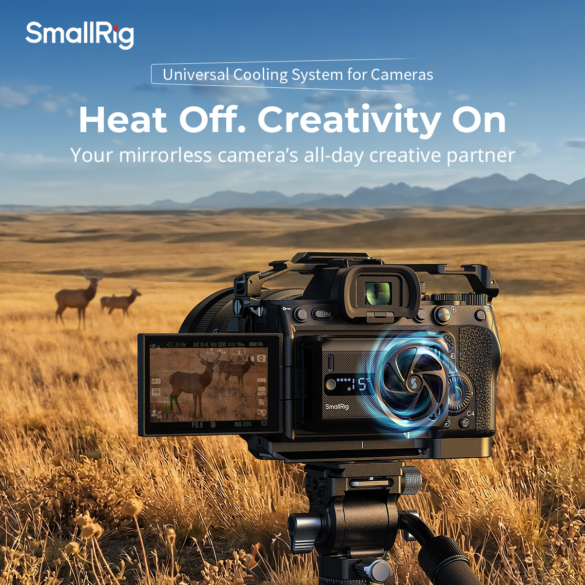 Cooling Fan for Mirrorless Cameras (Hybrid Cooling/Basic Fan) - immagine 2