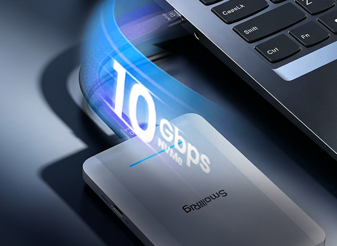 Up to 10 Gbps Transfer Speed