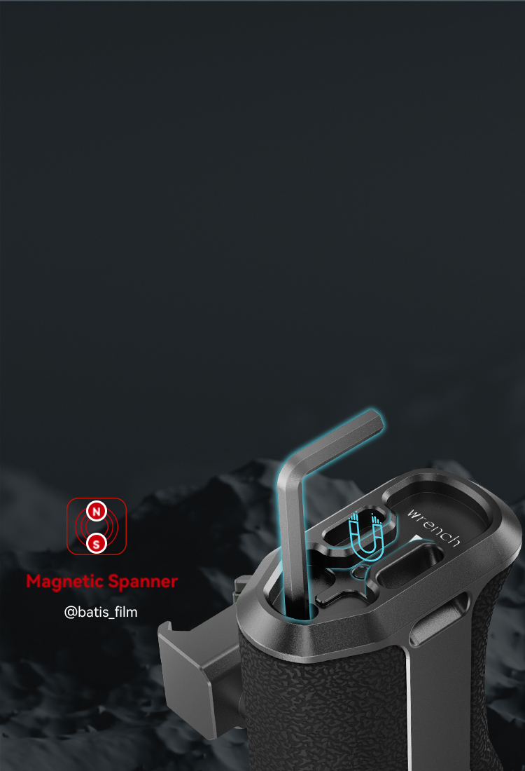 Built-in Tool and Anti-lost Design