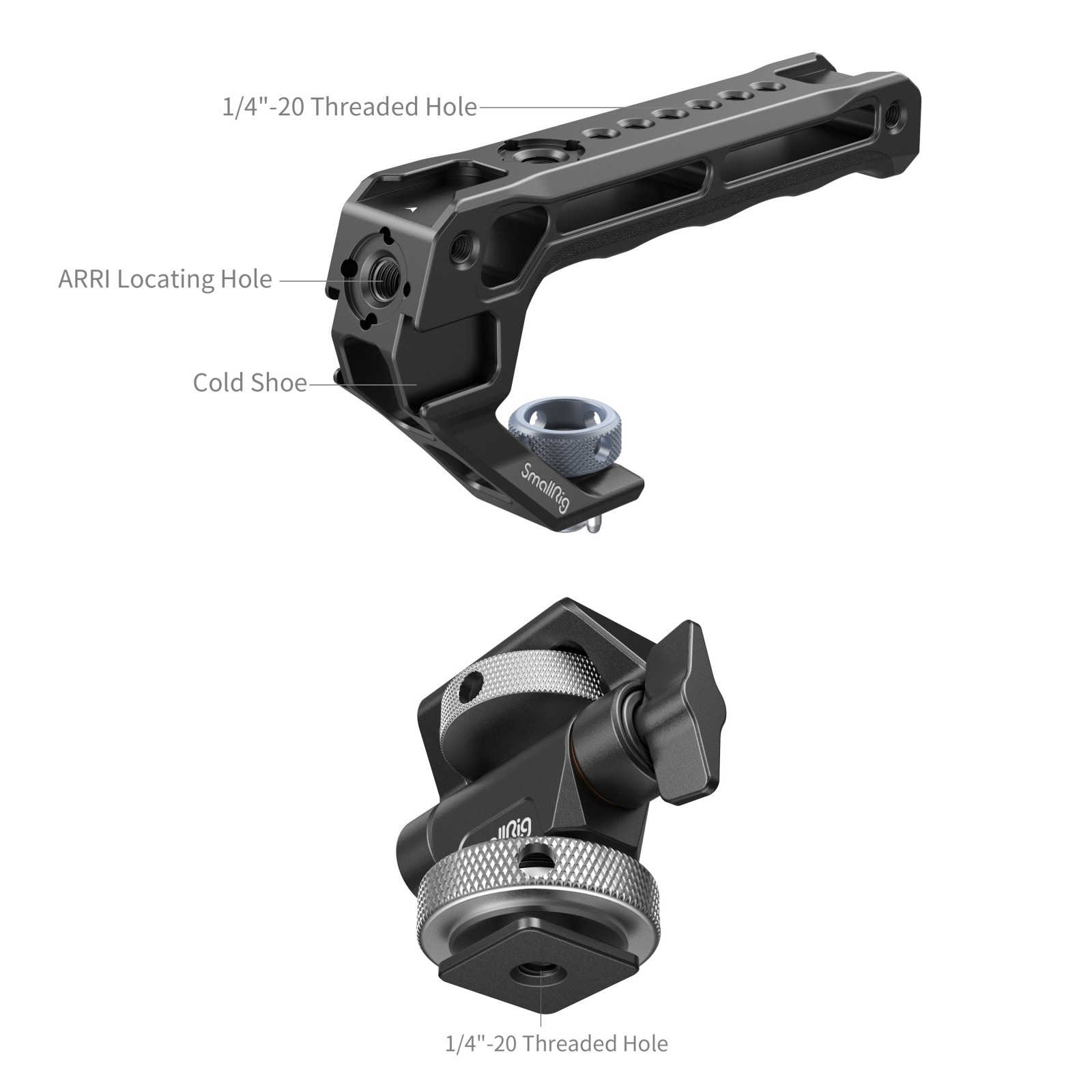 Top Handle with Monitor Support Kit (Compatible with Cold Shoe) - immagine 2
