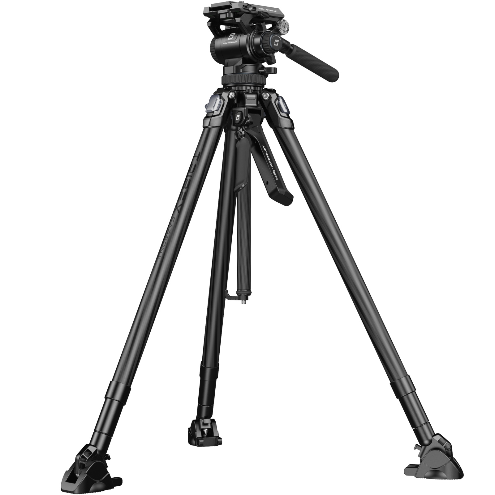 SmallRig x Potato Jet TRIBEX CARBON II Hydraulic Carbon Fiber Tripod Kit