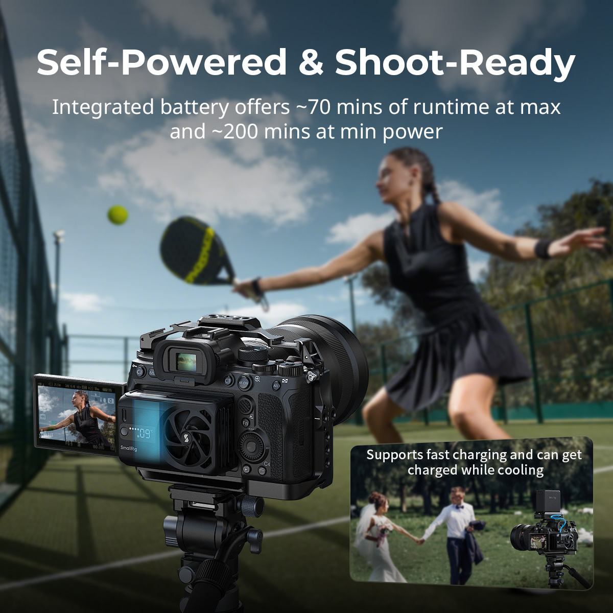 Cooling Fan for Mirrorless Cameras (Hybrid Cooling/Basic Fan) - immagine 5