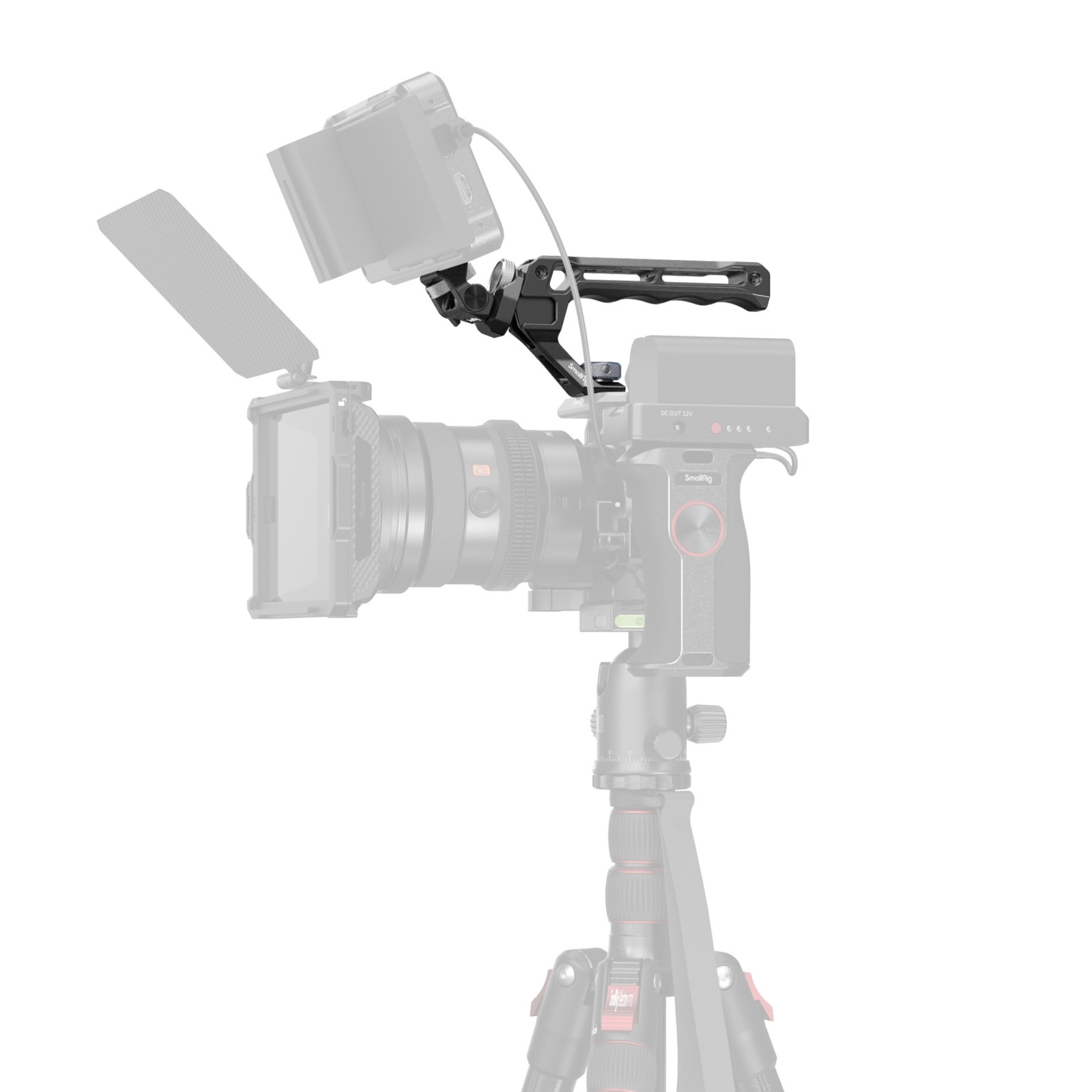 Top Handle with Monitor Support Kit (Compatible with ARRI 3/8''-16 Screw) - immagine 4