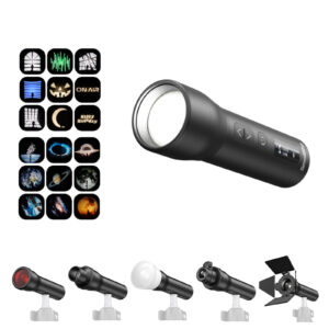 RF 05B 5W Desktop Macro Portrait Zoom Mini Light, 1900-8000K, CRI 96+, IP65 Dust Rain‑Proof