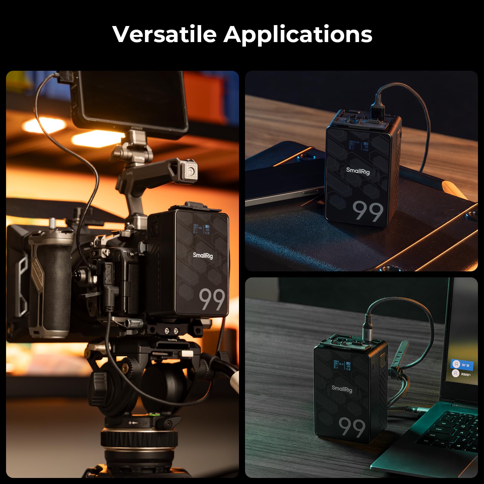 VB99 SE mini V Mount Battery 99Wh – Compact PD Fast Charger for Cameras & Video Gear - immagine 8