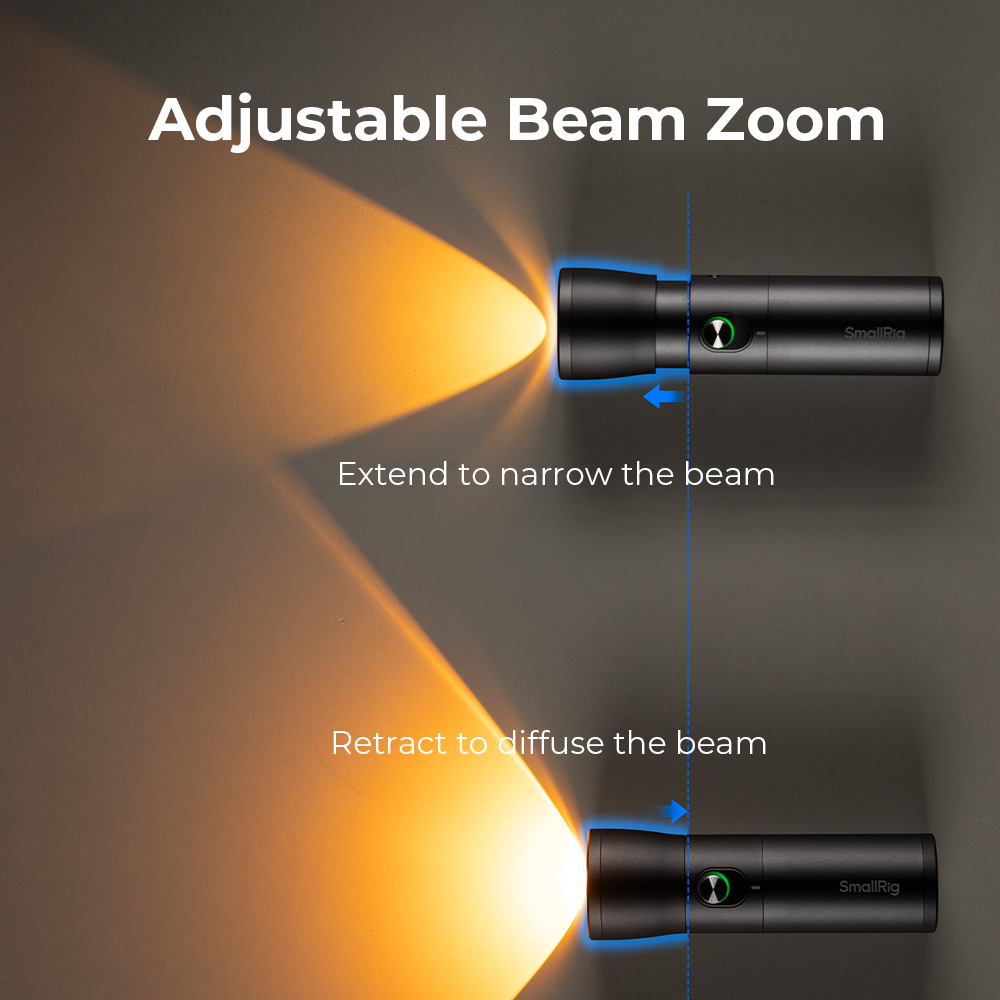 RF 10C 10W Creative Portrait Vlogging Zoom Light with 4 Colors, 20 Filters, CRI 96+ - immagine 5