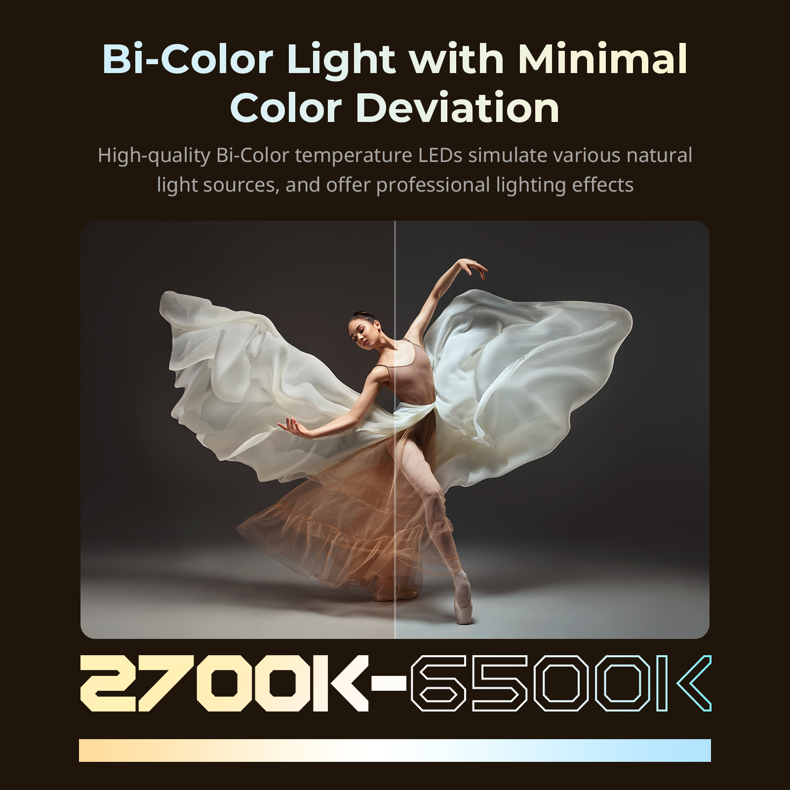 RC 220B/220D Pro COB LED Video Light - Quick-Mount Portable - immagine 5