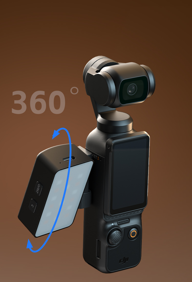 Securely attaches & offers 360° stepless adjustment